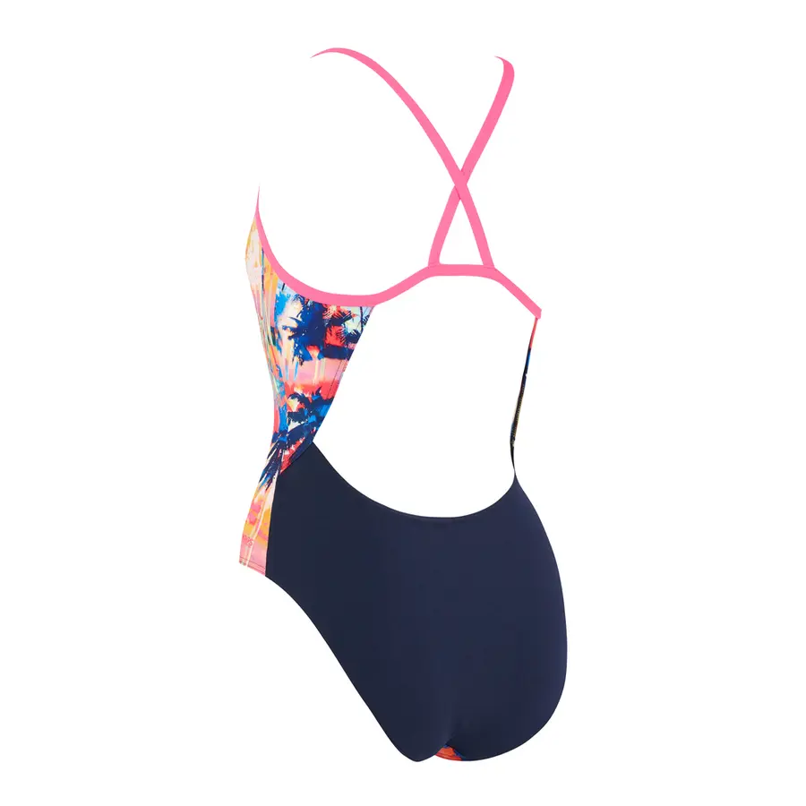 Sunset Tri Back Baddräkt EU36 Zoggs | Flerfärgad | Ecolast+ 