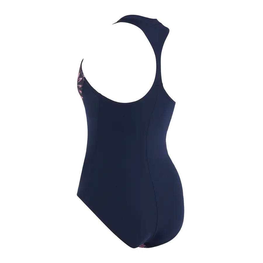Sunset Bloom Zip One Piece Baddräkt EU46 Zoggs | Blå/ Flerfärgad | Ecolast 