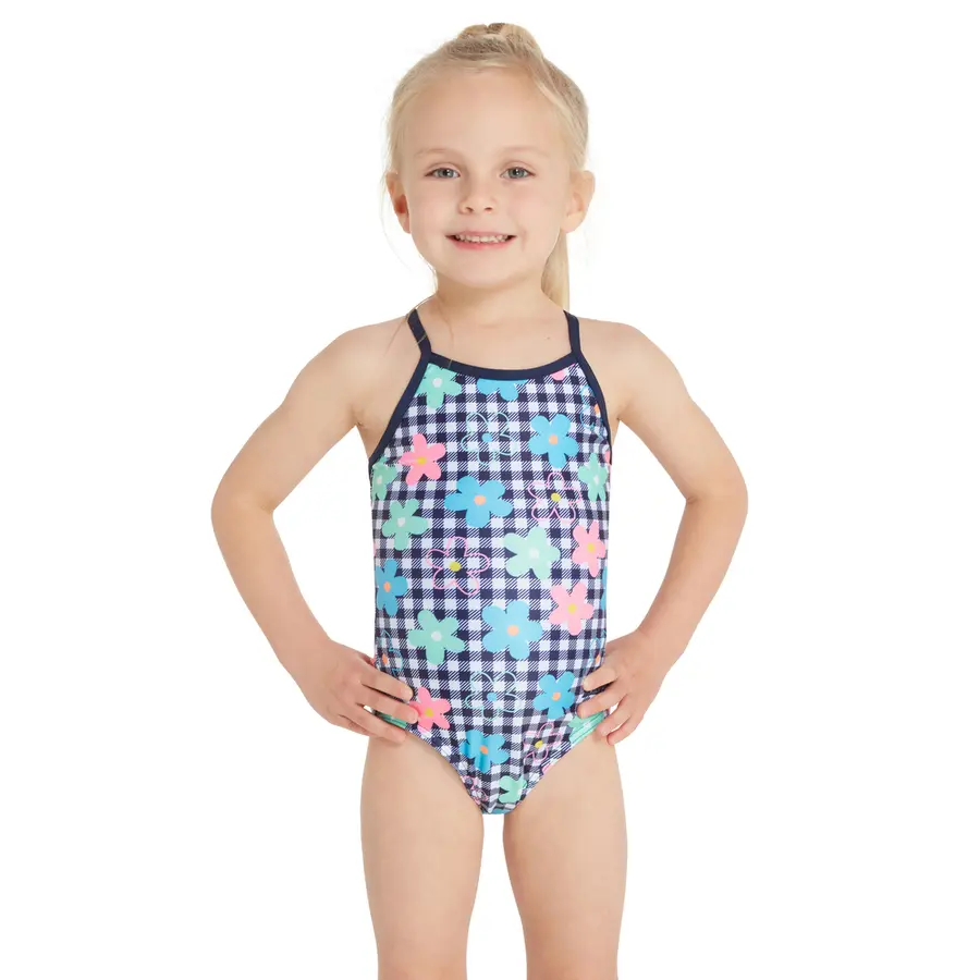 Picnic Posy Tex Back Baddräkt 92cm Zoggs | Flerfärgad | Ecolast 