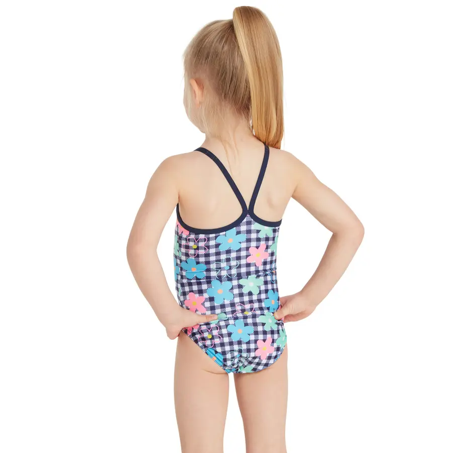 Picnic Posy Tex Back Baddräkt 92cm Zoggs | Flerfärgad | Ecolast 