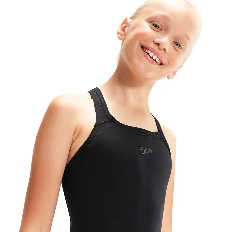 Essential Medalist Baddräkt jr 128 Speedo | Svart | ECO Endurance+ 