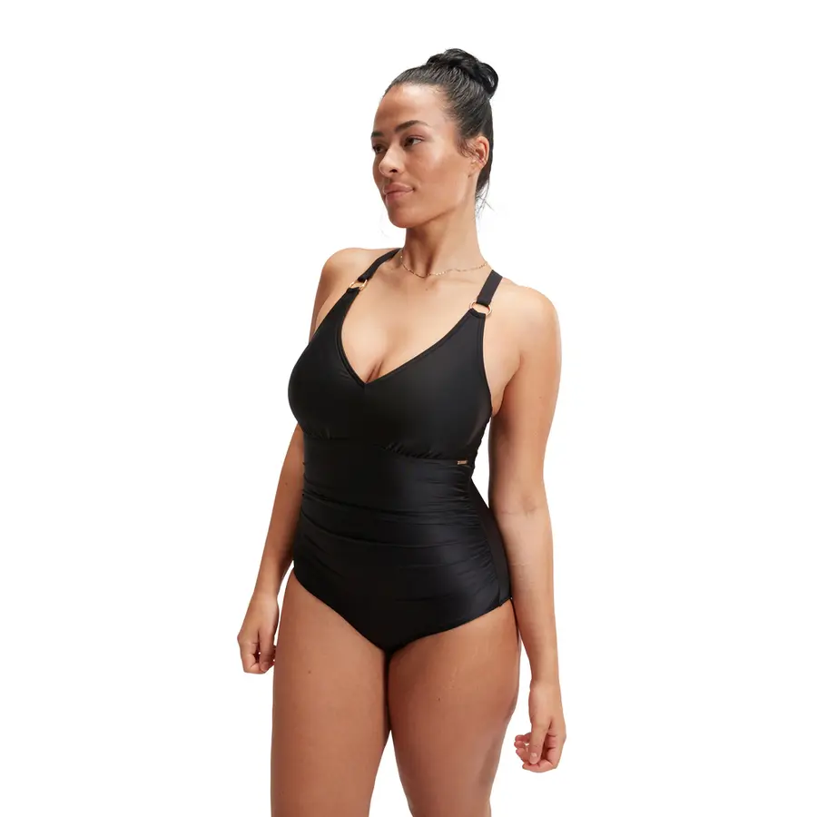 V Neck Shaping Baddräkt 36 Speedo | Svart | ECO Endurance10 