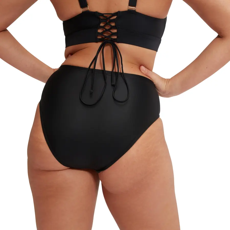 High Waist Shaping Brief Bikini 36 Speedo | Svart | ECO BodyFit Rec 
