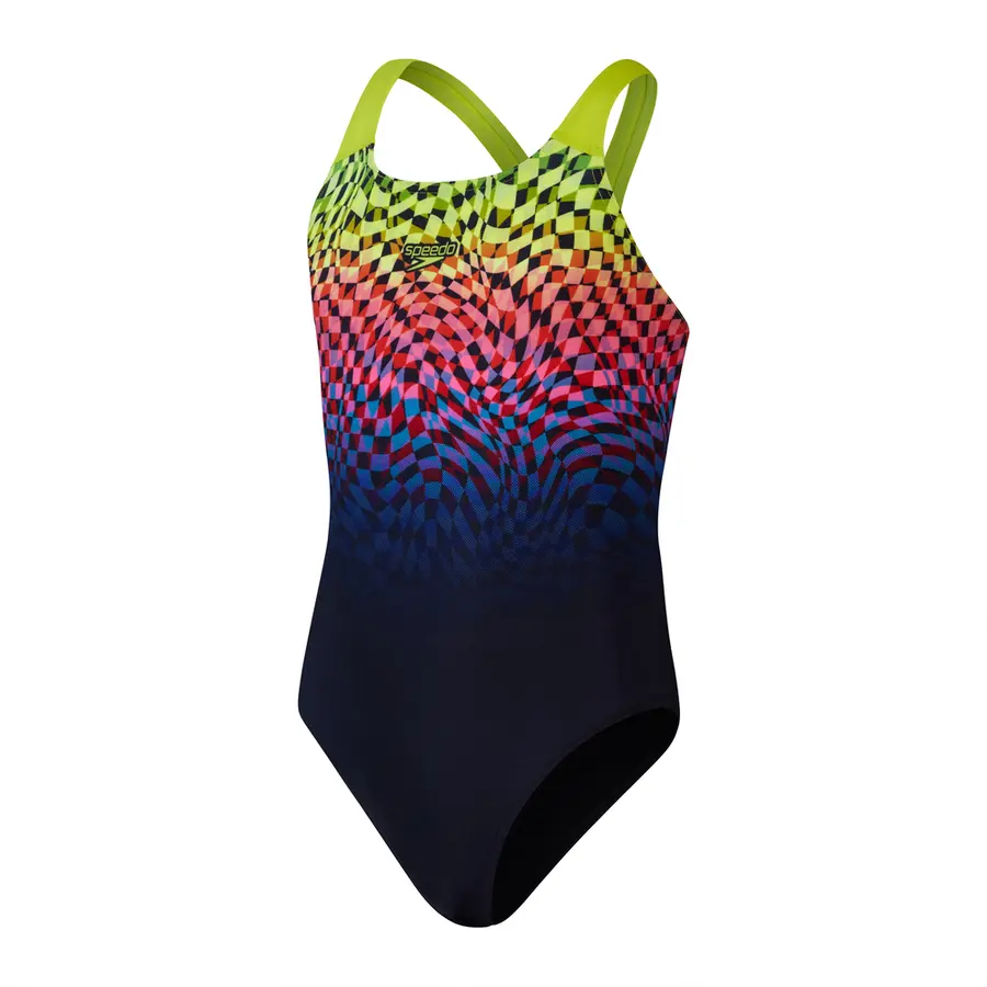 Placement Powerback Baddräkt jr 164 Speedo | Svart | ECO Endurance+ 
