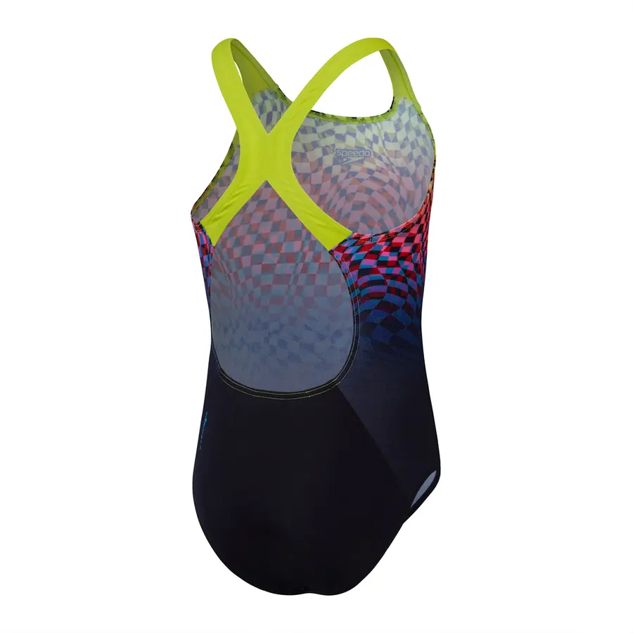 Placement Powerback Baddräkt jr 164 Speedo | Svart | ECO Endurance+ 