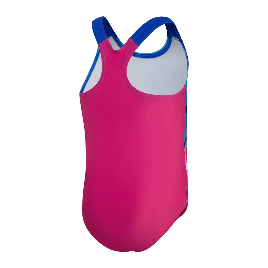 Digital Printed baddräkt jr 98 Speedo | Rosa/Blå | ECO EnduraBrite 
