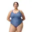 V Neck Shaping Plus Size Baddr&#228;kt Speedo | Bl&#229; | BodyFit Rec