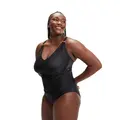 V Neck Shaping Plus Size Baddr&#228;kt Speedo | Svart | ECO Endurance10