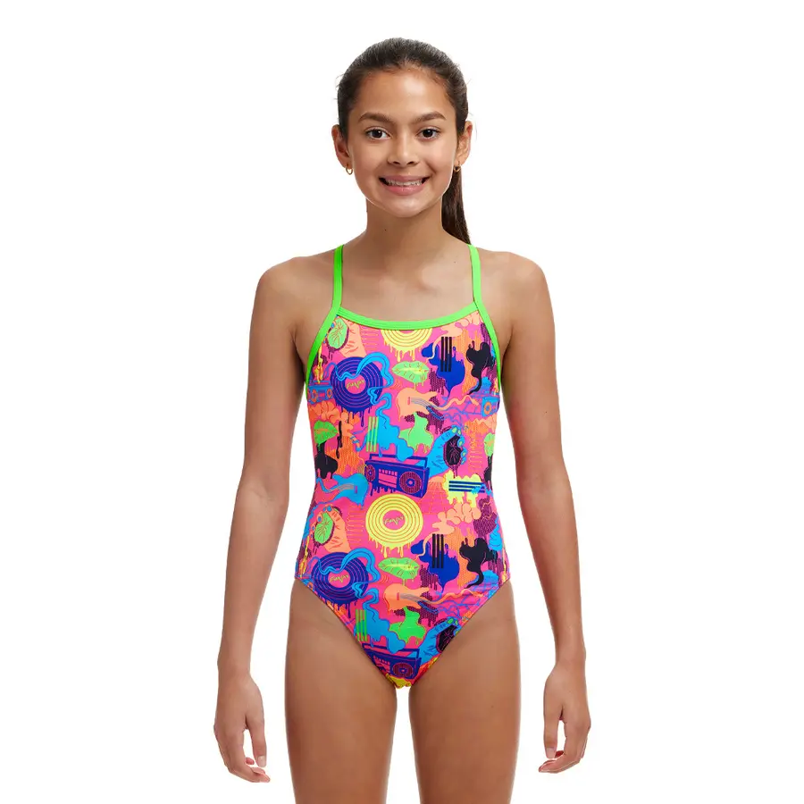 Lotsa Pop Baddräkt Jr 140 Funkita | Single Strap One Piece 