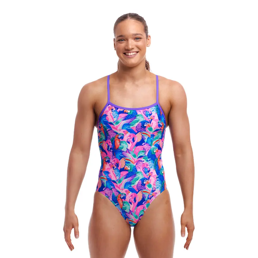 Birds Gone Wild Badedrakt 34 Funkita | Single Strap One Piece 