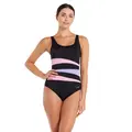 Sumatra Adjustable Scoopback Baddr&#228;kt Zoggs | Svart/Rosa/Lila | Ecolast