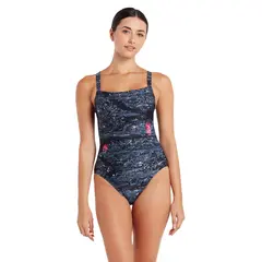 Dusk Adjustable Classicback Baddr&#228;kt 38 Zoggs | Svart/Flerf&#228;rgad | Ecolast+