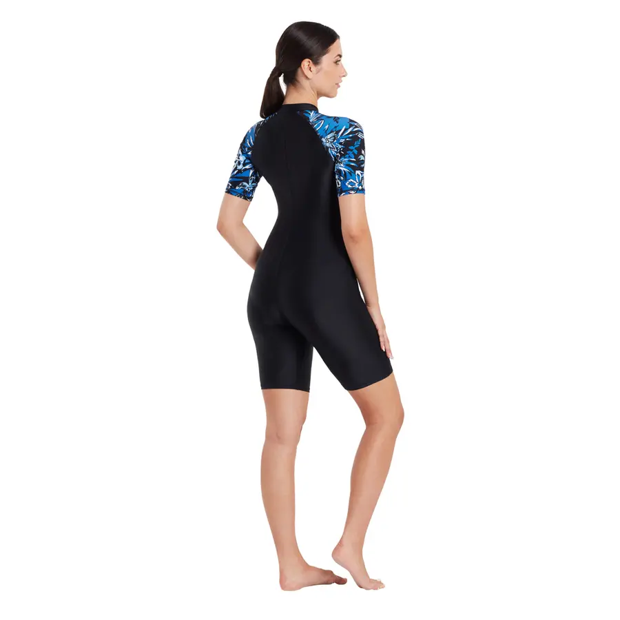 Sapphire Knee Suit Sleeve Print EU40 Zoggs | Svart/Flerfärgad | Elastomax 
