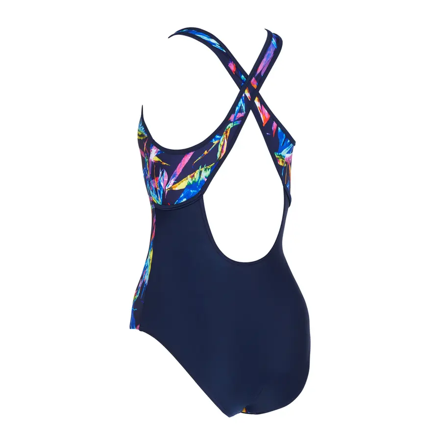 Neon Crystal Crossback Baddräkt EU34 Zoggs | Flerfärgad | Ecolast 