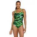 Greengame Strikeback Baddräkt Zoggs | Grön/Svart/Gul | Ecolast