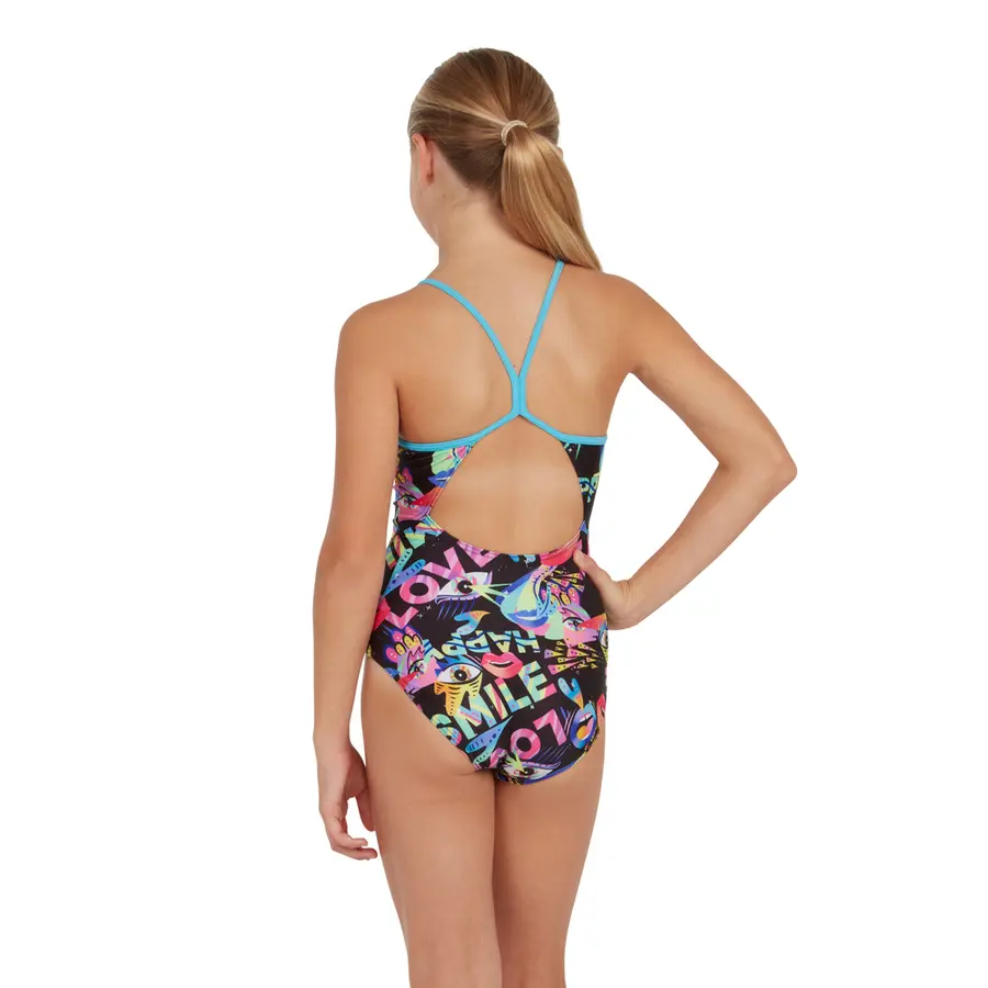 Joyful Sprintback Baddräkt jr 128cm Zoggs | Flerfärgad | Ecolast 
