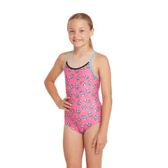 Pop Corn Starback Baddr&#228;kt jr 128cm Zoggs | Rosa/Flerf&#228;rgad | Ecolast