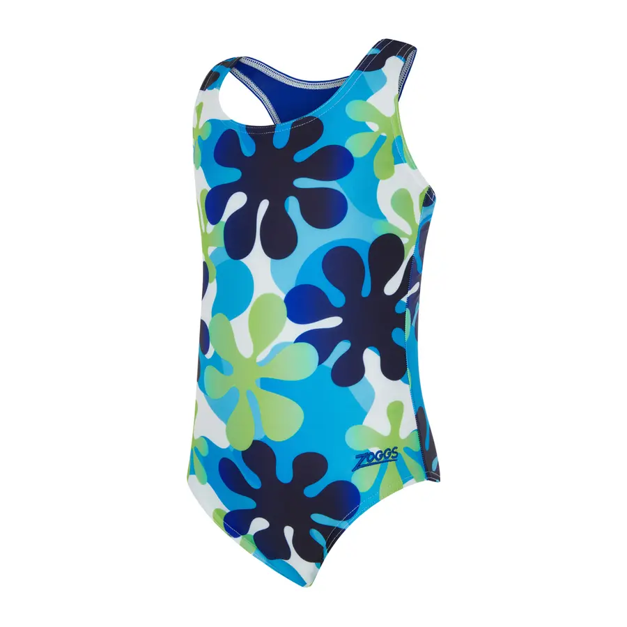 Wild Child Actionback Baddräkt 110cm Zoggs | Blå/Flerfärgad | Ecolast 