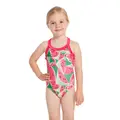 Watermelon Ruffle Crossback Baddr&#228;kt Zoggs | Rosa/Gr&#246;n | Ecolast