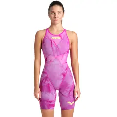 LTD PWS Carbon Glide Open Back 22 Arena | Rosa-Tie Dye | Tävlingsdräkt