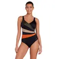 Dream Wrap Panel Classicback Zoggs | Svart/Flerf&#228;rgad | Ecolast