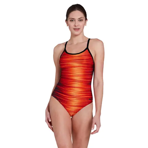 Pipeline Orange Strikeback Baddr&#228;kt Zoggs | Svart/Orange | Ecolast +