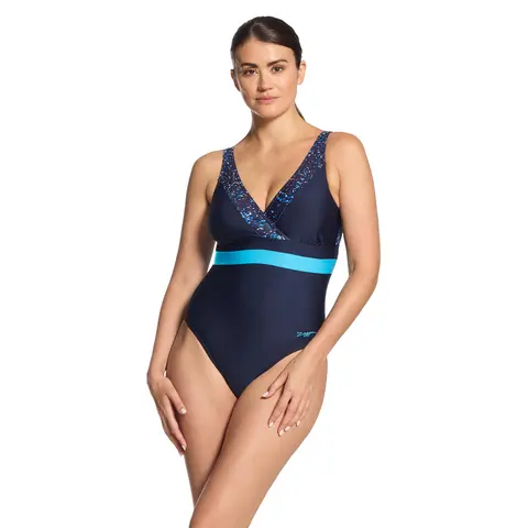 Boronia Square Back Baddr&#228;kt Zoggs | Bl&#229; | Ecolast