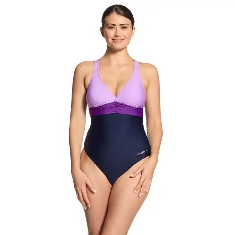 Zephyr Panel Crossback Baddr&#228;kt Zoggs | Flerf&#228;rgad | Ecolast