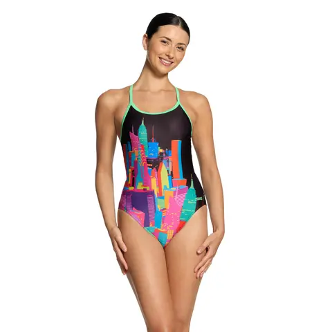 Skyscraper Sprintback Baddr&#228;kt Zoggs | Flerf&#228;rgad | Ecolast