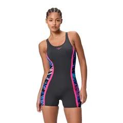 Hyperboom Splice Legsuit Baddräkt 40 Speedo | Svart/Rosa | Endurance Pro