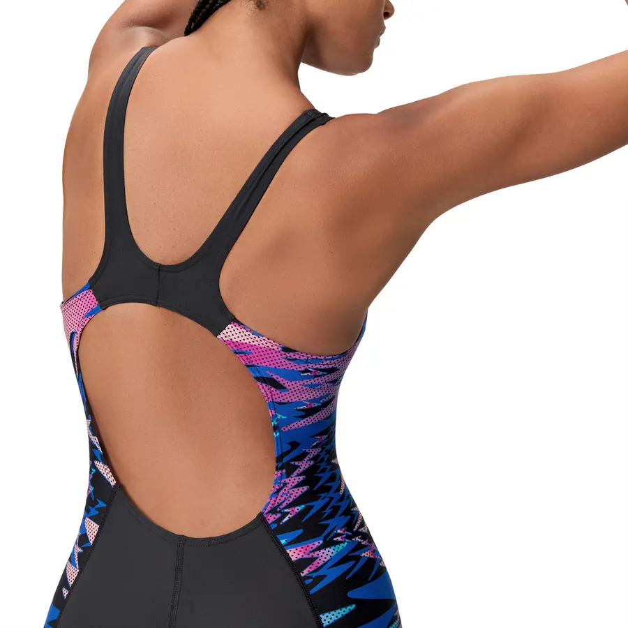 Hyperboom Splice Legsuit Baddräkt 40 Speedo | Svart/Rosa | Endurance Pro 