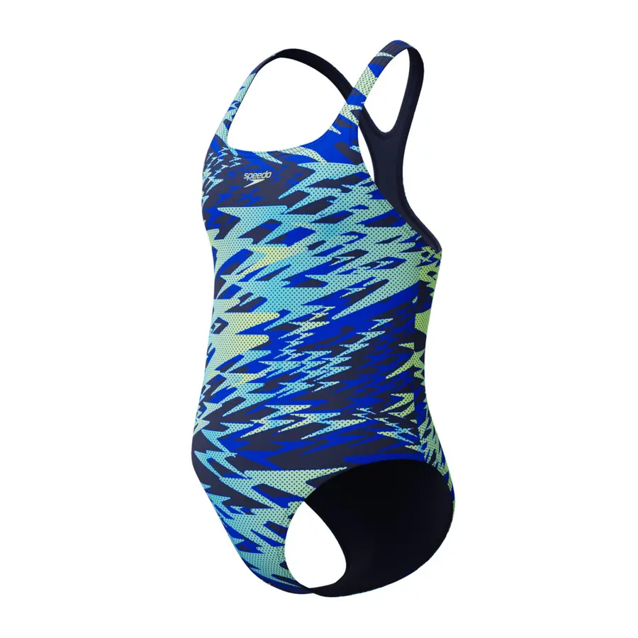 Hyperboom Medalist Baddräkt jr 116 Speedo | Blå/Grön | Endurance Pro 