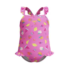 Frill Thinstrap Baddräkt jr 104 Speedo | Rosa | Enduraflex