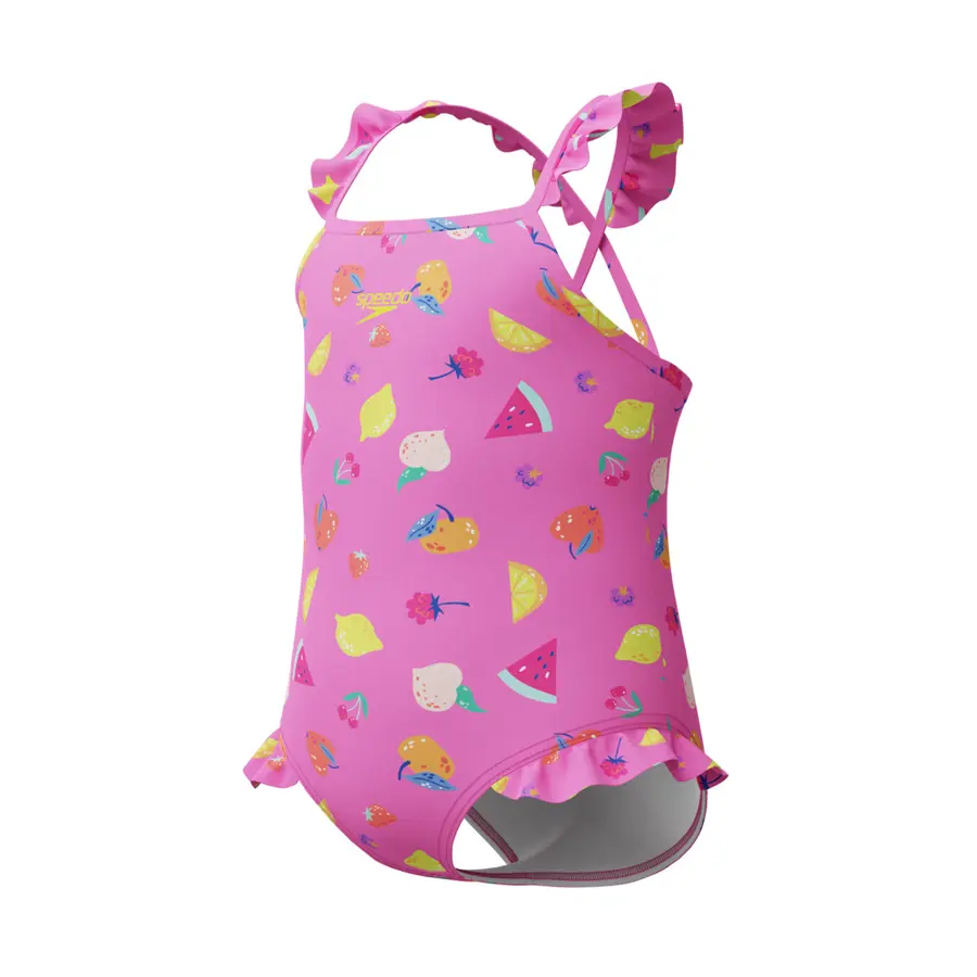 Frill Thinstrap Baddräkt jr 104 Speedo | Rosa | Enduraflex 