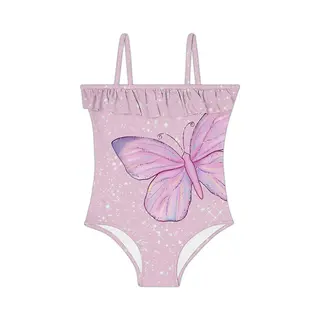 Peri Baddräkt Slipstop | Rosa| Foil print