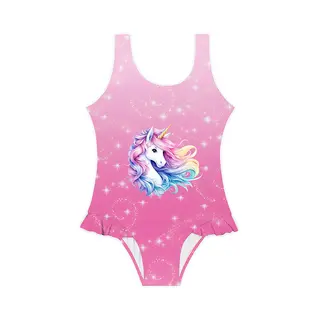 Emma Baddräkt Slipstop | Rosa | Polyester/Elastan