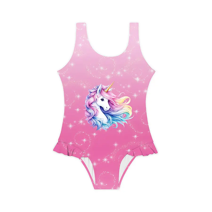 Emma Baddräkt 92-98cm Slipstop | Rosa | Polyester/Elastan 