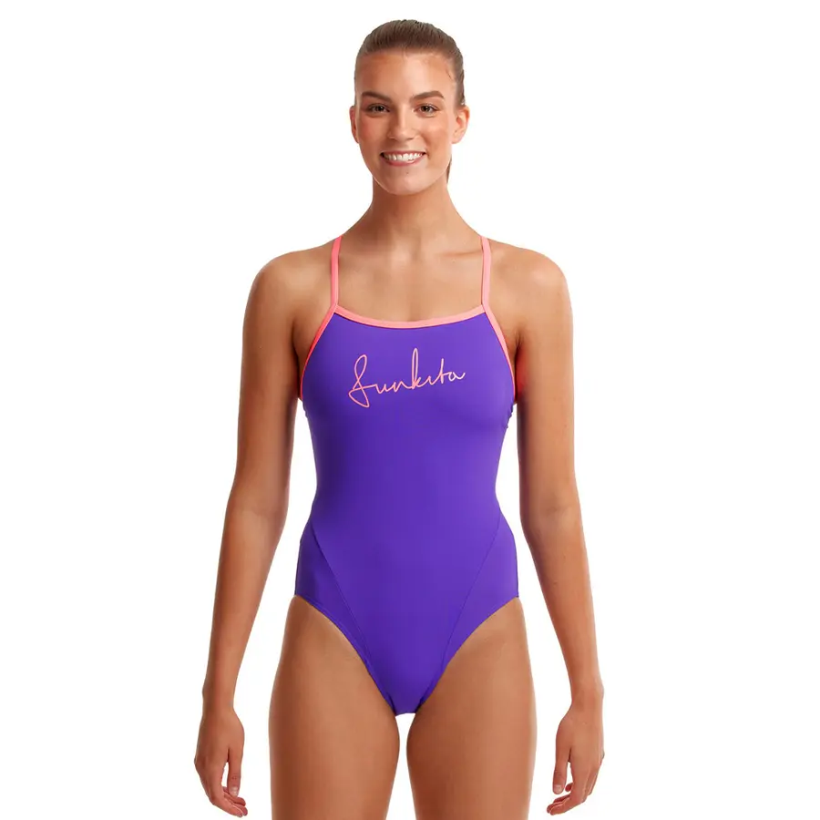 Purple Punch Baddräkt 36 Funkita | Single Strap One Piece 