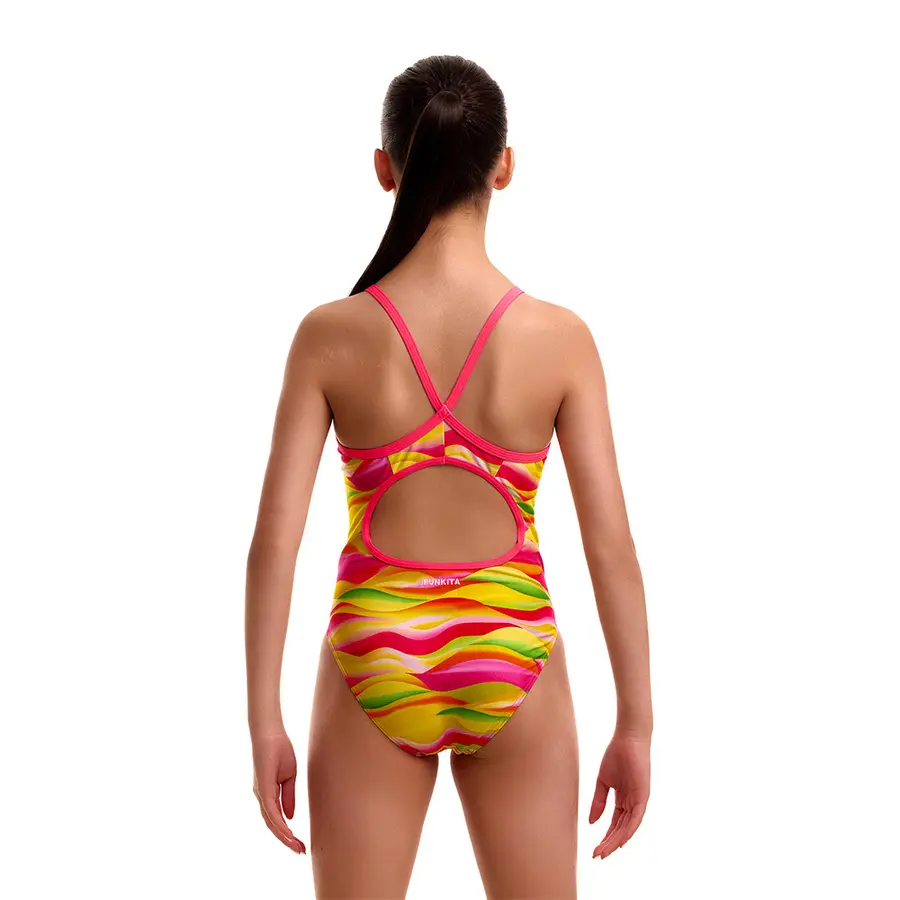 Custard Cakes Baddräkt jr 152 Funkita | Diamond Back One Piece 