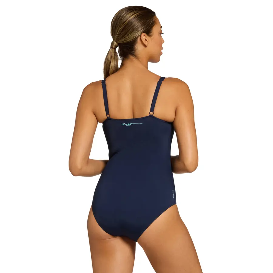 Atlantis Ruched Front Baddräkt EU38 Zoggs | Flerfärgad | Ecolast+ 