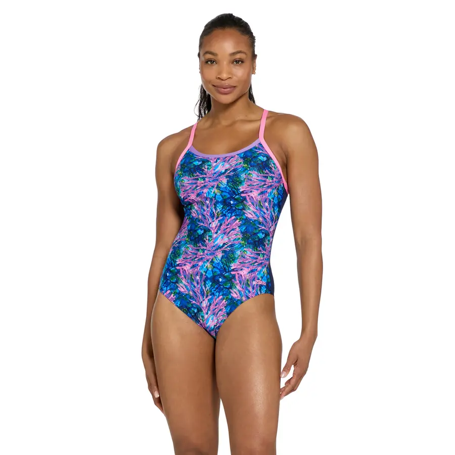 Sea Life Strikeback Baddräkt EU32 Zoggs | Blå/Flerfärgad | Ecolast+ 