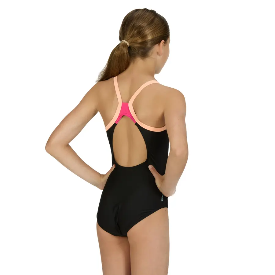 Kerrawa Strikeback Baddräkt jr 116cm Zoggs | Svart/Flerfärgad | Ecolast 