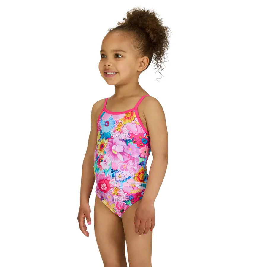 Eden Yaroomba Floral Baddräkt 98cm Zoggs | Rosa/Flerfärgad | Ecolast 