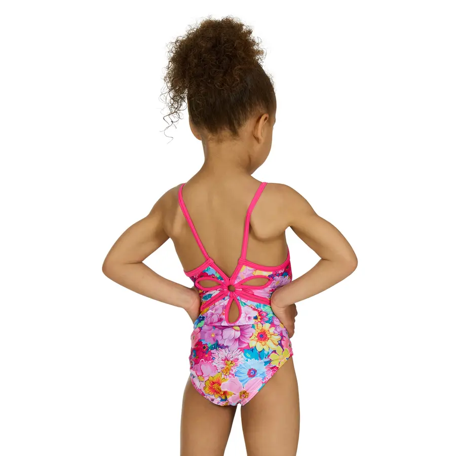 Eden Yaroomba Floral Baddräkt 98cm Zoggs | Rosa/Flerfärgad | Ecolast 