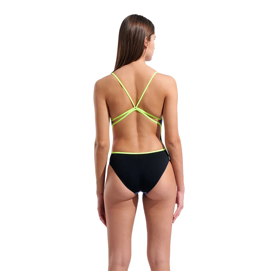 Solid Lace Back Baddräkt 36 Arena | Lila | MaxLife ECO 