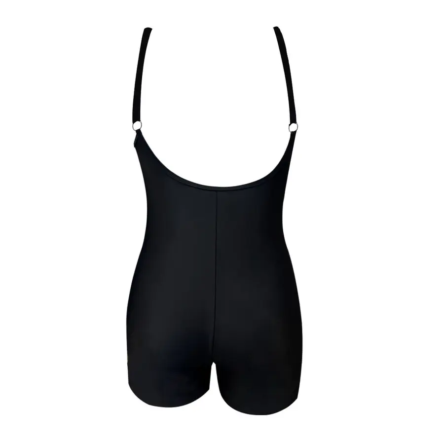 New Quebec Legsuit Baddräkt EU46 Ras | Svart | Spa Back 