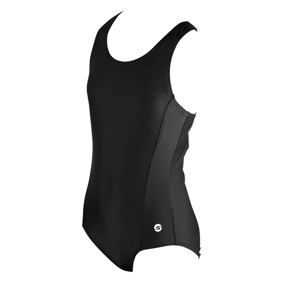Solid Classic Back Baddräkt Jr 104 cm Ras | Svart | Classic 