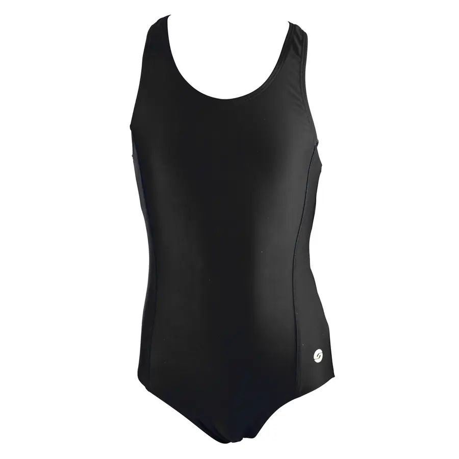 Solid Classic Back Baddräkt Jr 104 cm Ras | Svart | Classic 