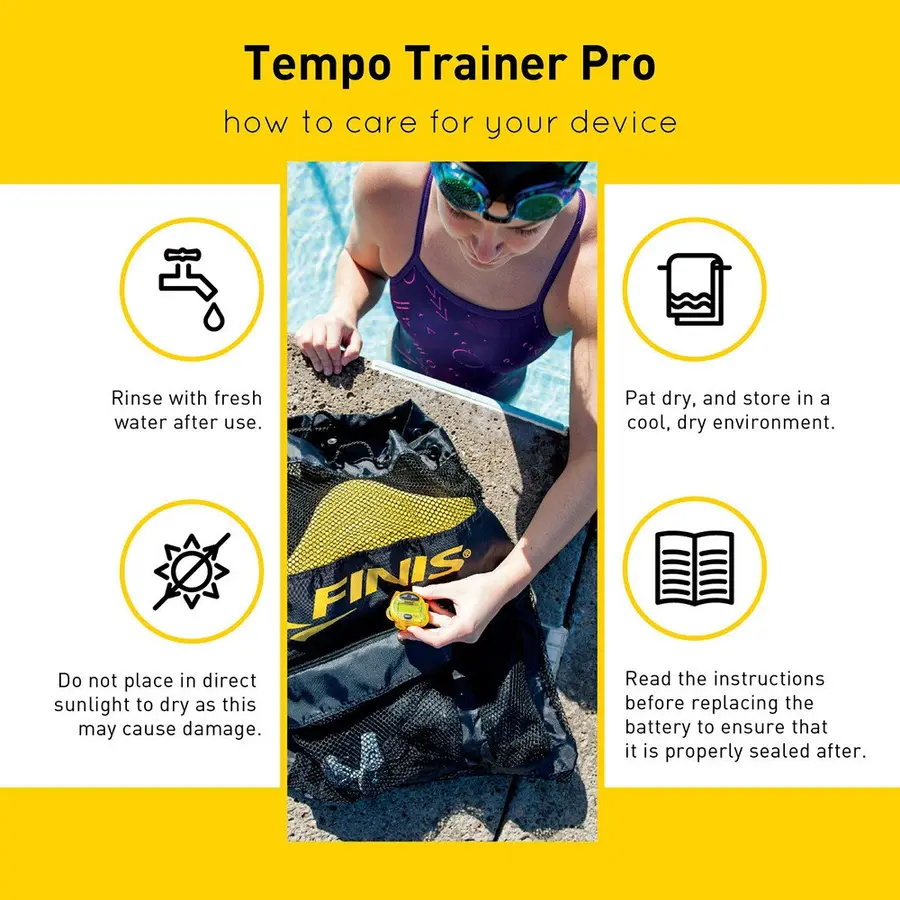Finis Tempo Trainer Pro Håll koll på din simning! 