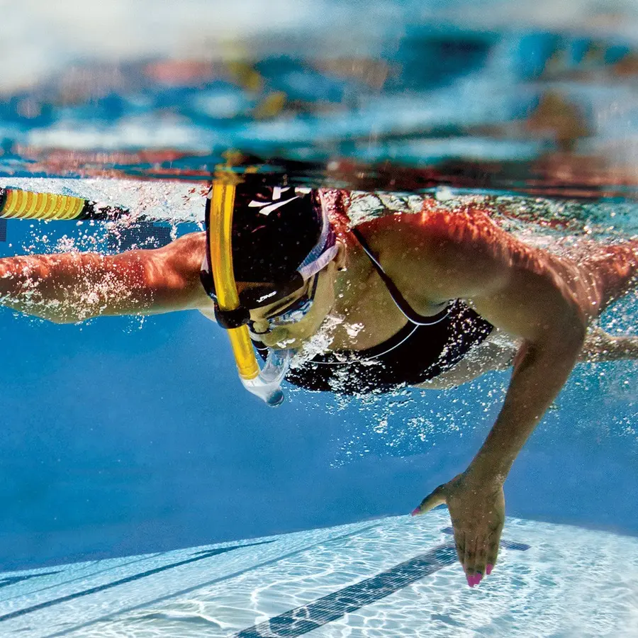 Finis Snorkel Frontsnorkel Originalet för simmarsnorkel 